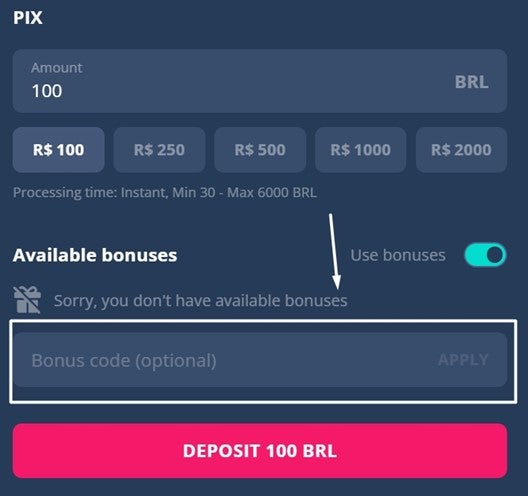 Como Usar o Código Promocional
